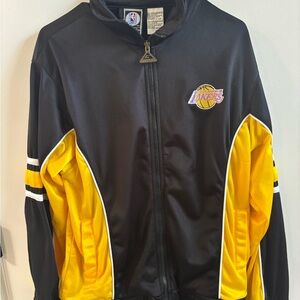 NBA Black and Yellow Genuine Stuff Jacket